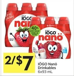 Foodland Iögo nanö drinkables offer