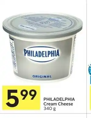 Foodland Phildelphia cream cheese offer