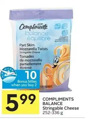 Foodland Compliments balance stringable cheese offer