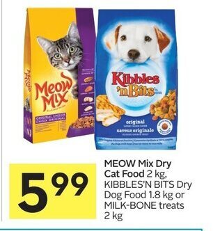 Meow mix dry cat food