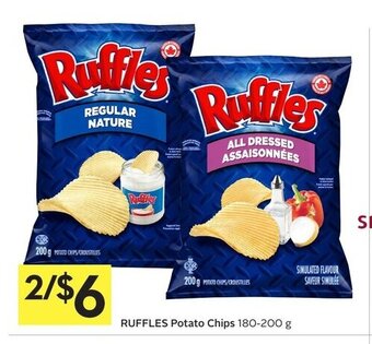 Foodland Ruffles potato chips offer