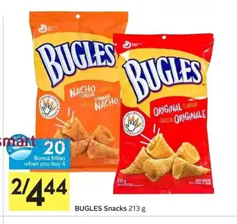 Foodland Bugles snacks offer