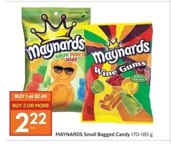 Foodland Maynards small bagged candy offer