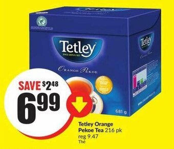 FreshCo Tetley orange pekoe tea offer