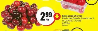 FreshCo Extra large cherries offer