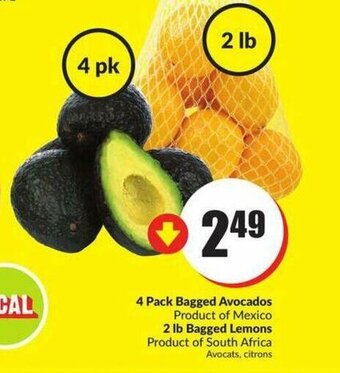 FreshCo 4 Pack bagged avocados offer