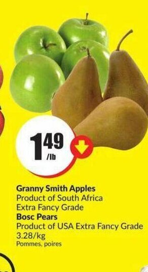 FreshCo Granny smith apples offer