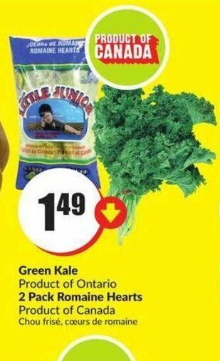 FreshCo Green kale offer