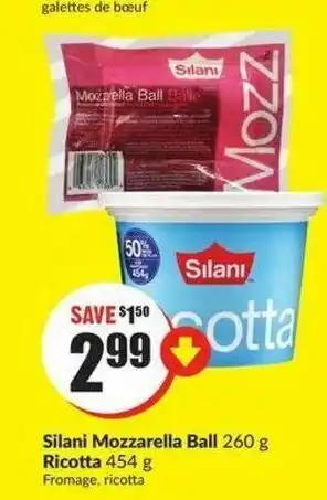 FreshCo Silani mozzarella ball offer