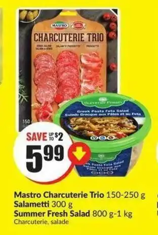 FreshCo Mastro charcuterie trio salametti offer