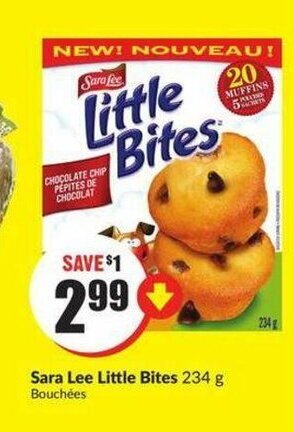 FreshCo Sara lee little bites offer