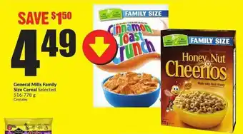 FreshCo General mills family size cereal offer
