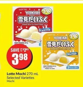 FreshCo Lotte mochi offer