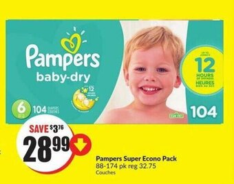 FreshCo Pampers super econo pack offer