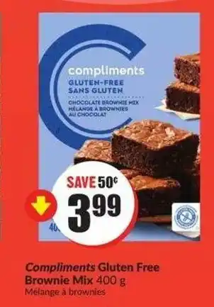 FreshCo Compliments gluten free brownie mix offer