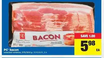 Real Canadian Superstore PC bacon offer