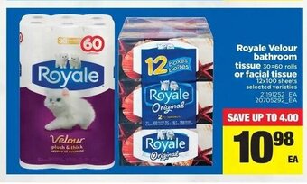 Real Canadian Superstore Royale velour bathroom tissue offer