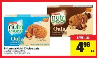 Real Canadian Superstore Britannia nutri choice oats offer