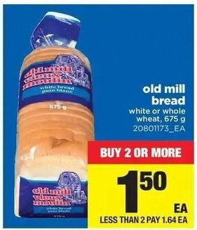 Real Canadian Superstore Old mill bread offer