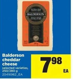 Real Canadian Superstore Balderson cheddar cheese offer