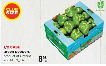 Real Canadian Superstore Green peppers offer