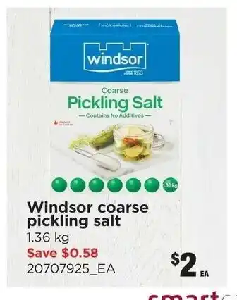 Real Canadian Superstore Windsor coarse pickling salt offer
