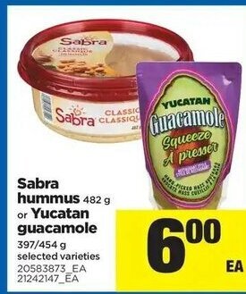Real Canadian Superstore Sabra hummus offer