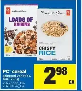Real Canadian Superstore Cereal offer