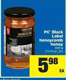 Real Canadian Superstore Black Label honeycomb honey offer