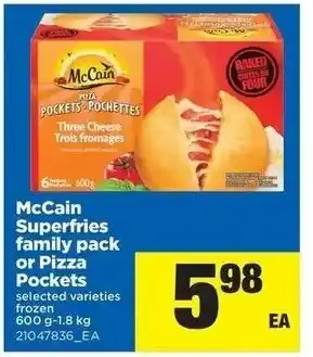 Real Canadian Superstore McCain Superfries family pack offer