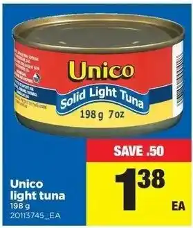 Real Canadian Superstore Unico light tuna offer