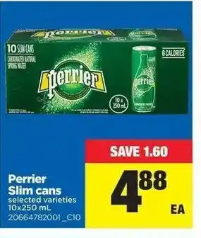 Real Canadian Superstore Perrier Slim cans offer