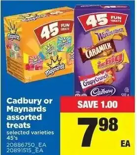 Real Canadian Superstore Cadbury or Maynards assorted treats offer
