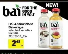 Real Canadian Superstore Bai Antioxidant Beverage offer