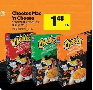 Real Canadian Superstore Cheetos Mac 'n Cheese offer