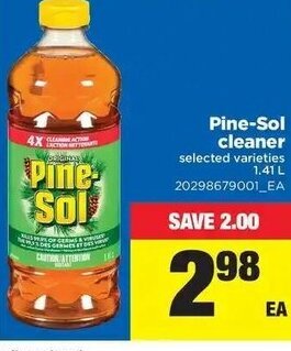 Real Canadian Superstore Pine-Sol cleaner offer