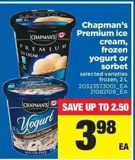 Real Canadian Superstore Champman's Premium ice cream offer