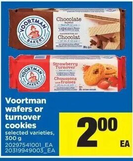 Real Canadian Superstore Voortman wafers or turnover cookies offer