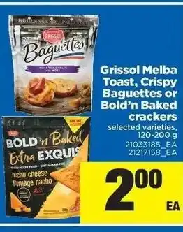 Real Canadian Superstore Grissol Melba Toast offer