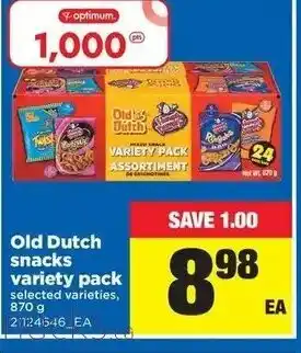 Real Canadian Superstore Old Dutch snacks variety pack offer