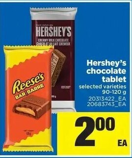 Real Canadian Superstore Hershey's chocolate tablet offer