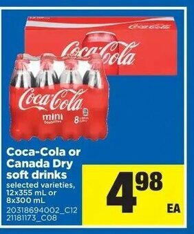 Real Canadian Superstore Coca-Cola Canada Dry soft drinks offer
