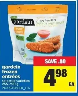 Real Canadian Superstore Gardein frozen entrées offer