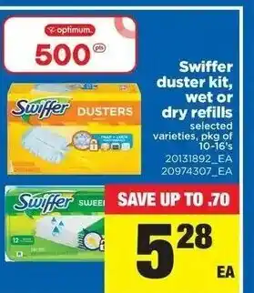 Real Canadian Superstore Swiffer duster kit wer or dry refills offer