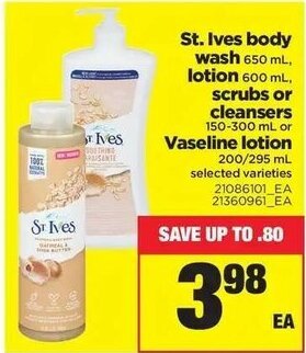 Real Canadian Superstore St. Ives body wash offer