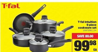Real Canadian Superstore T-fal Intuition 9 Piece Cookware Set offer