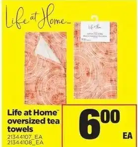 Real Canadian Superstore Life At Home Oversized Tea Towels offer