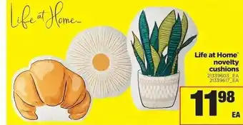 Real Canadian Superstore Life At Home Novelty Cushions offer
