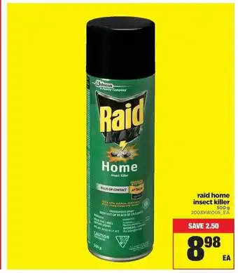 Real Canadian Superstore Raid Home Insect Killer offer