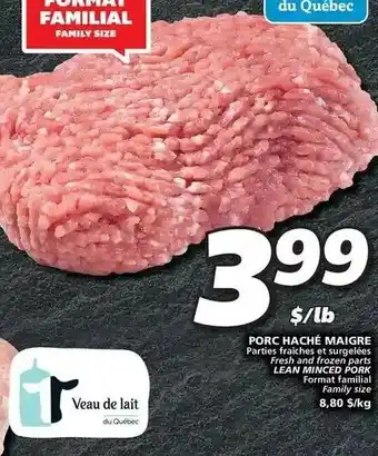 IGA Porc Haché Maigre offer